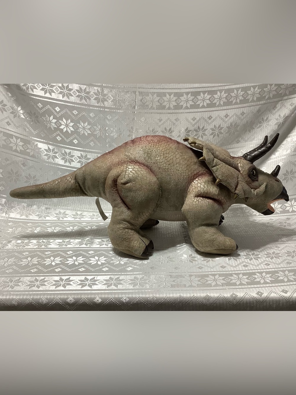 Triceratops Realistic Dinosaur Plush Toy 2015